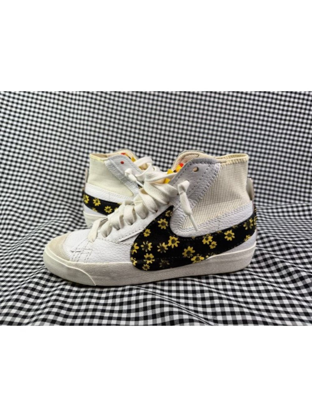 Nike Blazer Mid 77 Jumbo HND Shoes Men’s 10.5 White Floral Swoosh DQ7639-100